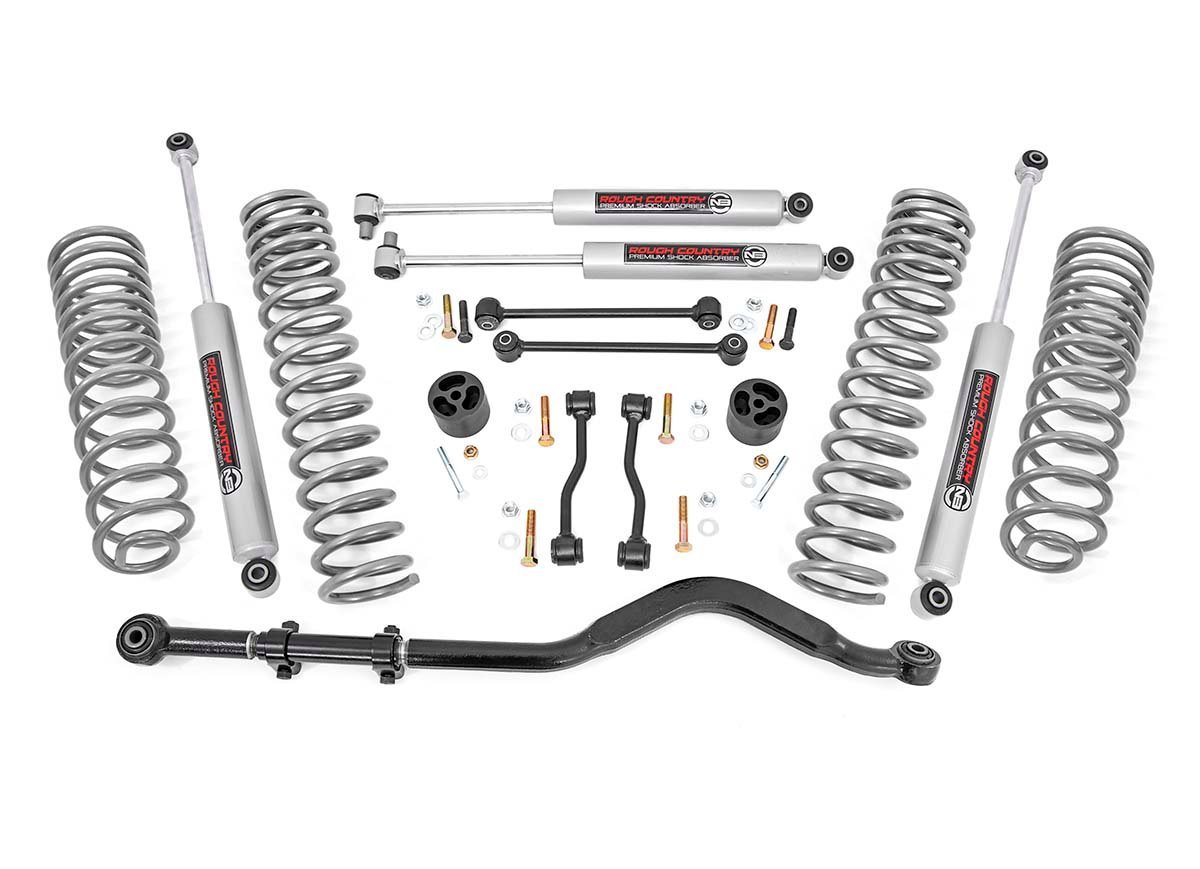 Jeep Gladiator Suspension Lift Kit - Rough Country - 3.5 Inch Lift Kit | Springs | N3 - '24-'25